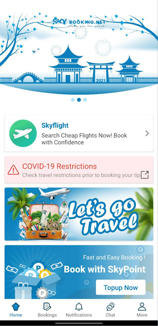 Travel home with deals
